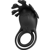 PRETTY LOVE - RUBEN VIBRATING RING 7 BLACK SILICONE VIBRATIONS
